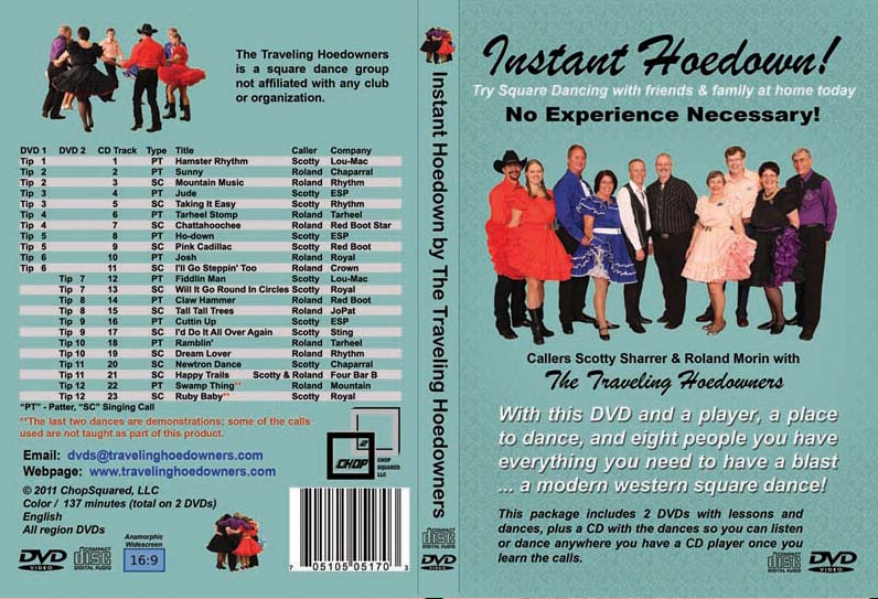 Instant Hoedown 2-DVD & 1-CD Jacket