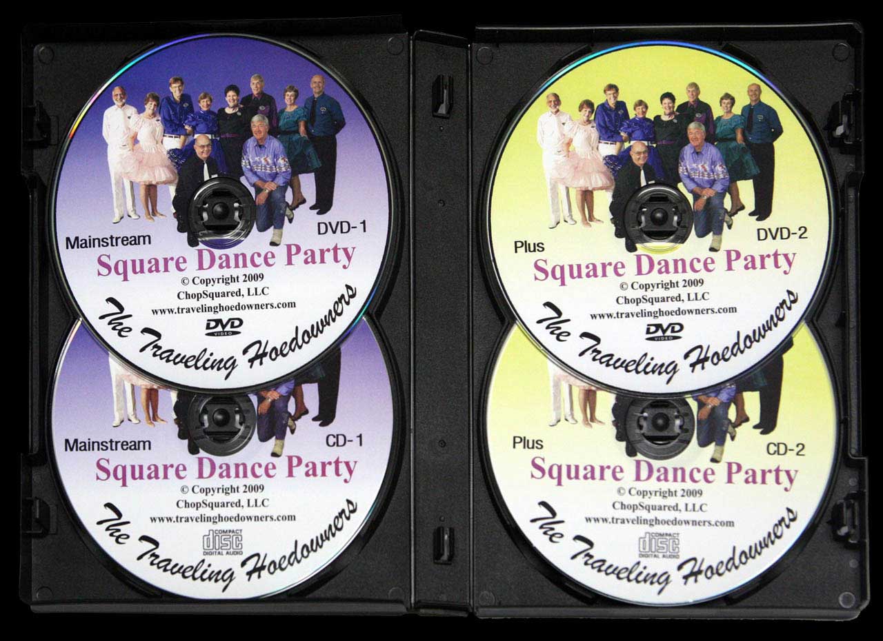 Square Dance Party DVDs (2) and CDs (2)