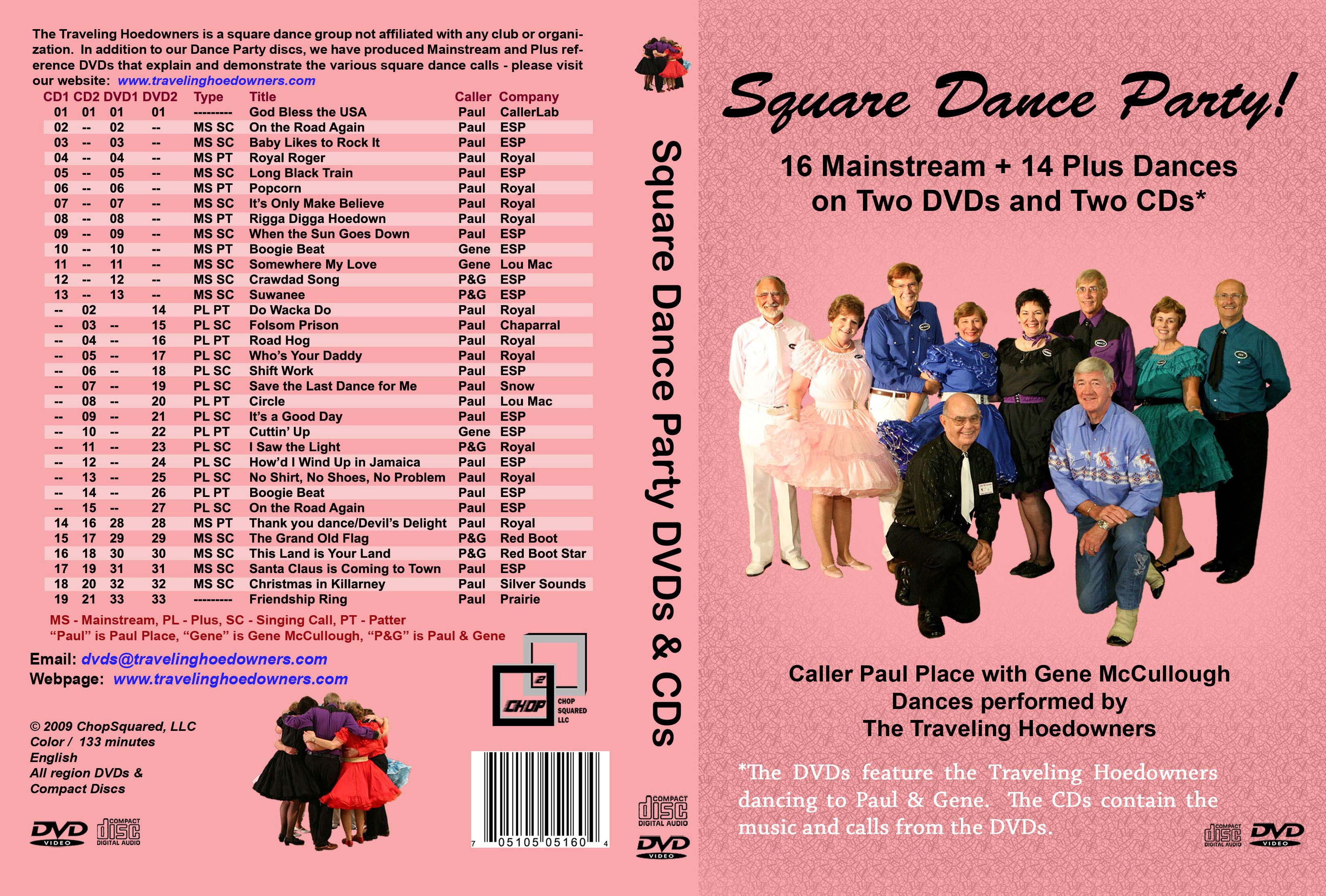 Square Dance Party 2-DVD & 2-CD Jacketƒ